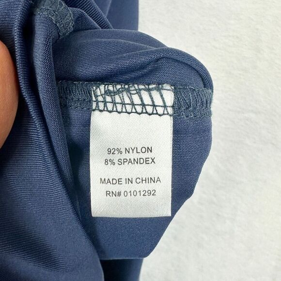 Lulu B Sleeveless Travel Dress Size XL Navy Blue Beach Vacation - Picture 4 of 4